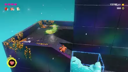 青ブロック先にバナモンド