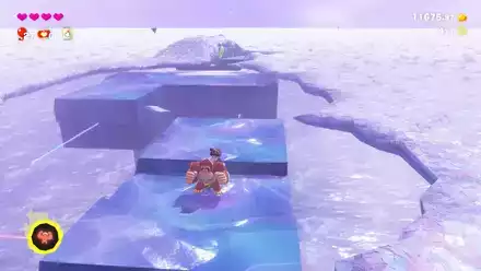 氷の動く床の連続