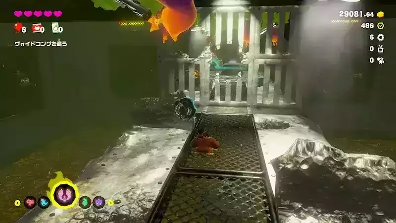 バックヤードを進む