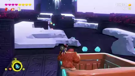 スタート地点に氷を貯める