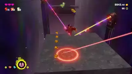 球を避けて進む