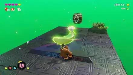 ゴール地点に3個目バナモンド