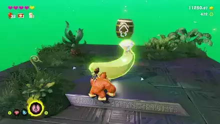 ゴール地点に3個目バナモンド