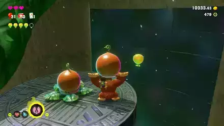 最下層の風船は木が2個必要