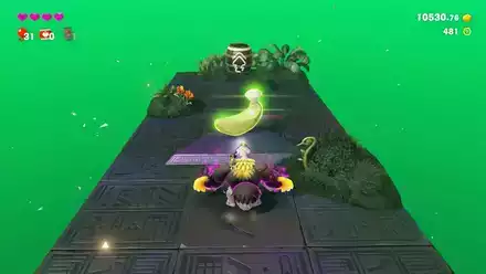 ゴール地点に2個目のバナモンド