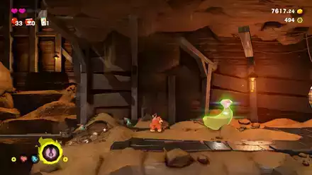 ゴール地点に3個目バナモンド