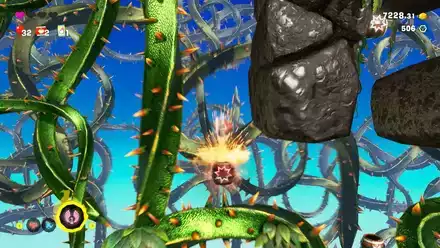 タルを使って上層を目指す