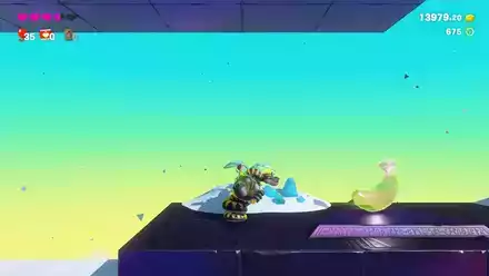 ゴール地点に3個目バナモンド