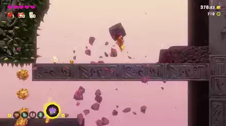 イバラや壊れない壁は爆弾を投げて壊す