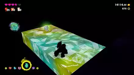 左側の燭台を灯すと足場が出現して2個目のバナモンド