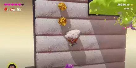 コンベアの壁を登る