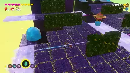 日陰を通っていく