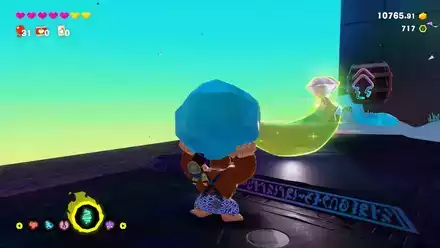 ゴール地点に3個目バナモンド