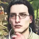 アンダーリムグラスα