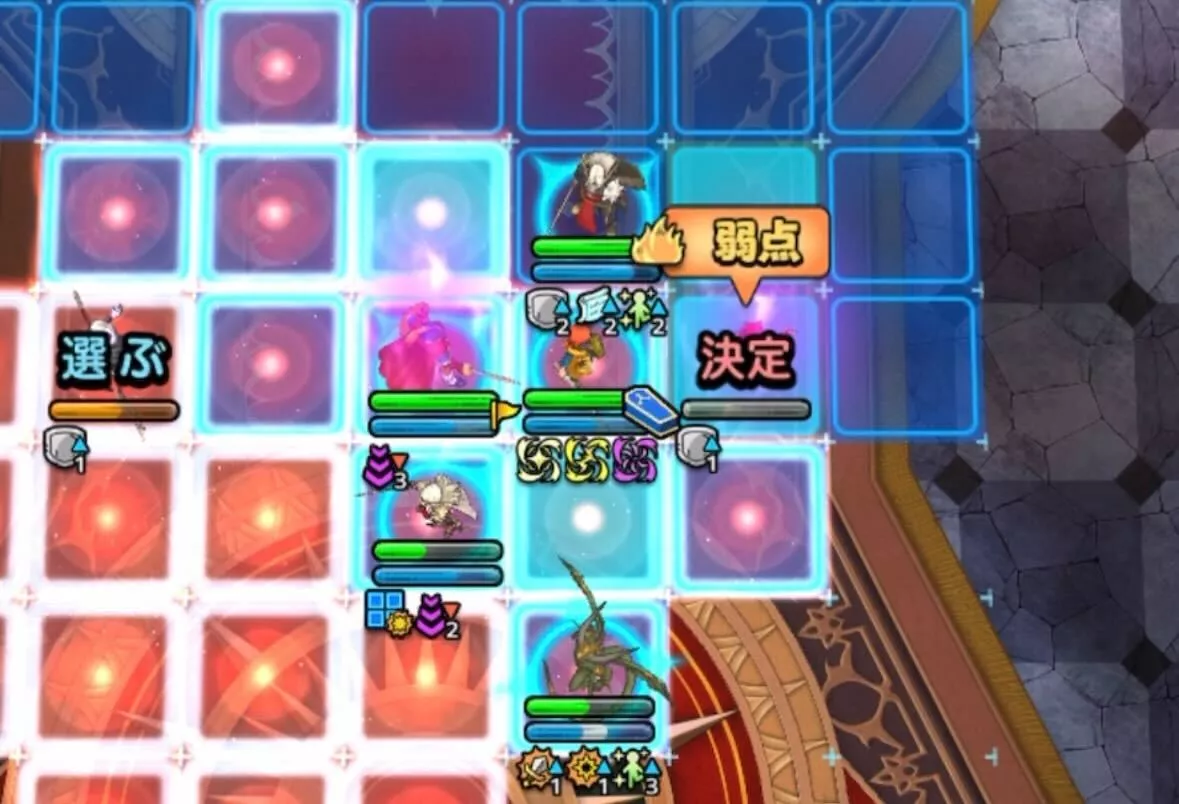 ユシュカとヴァレリアは倒しやすい方から倒す