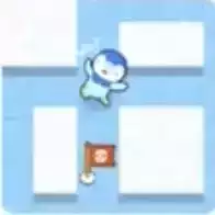 ポッチャマのこおりすべり画像