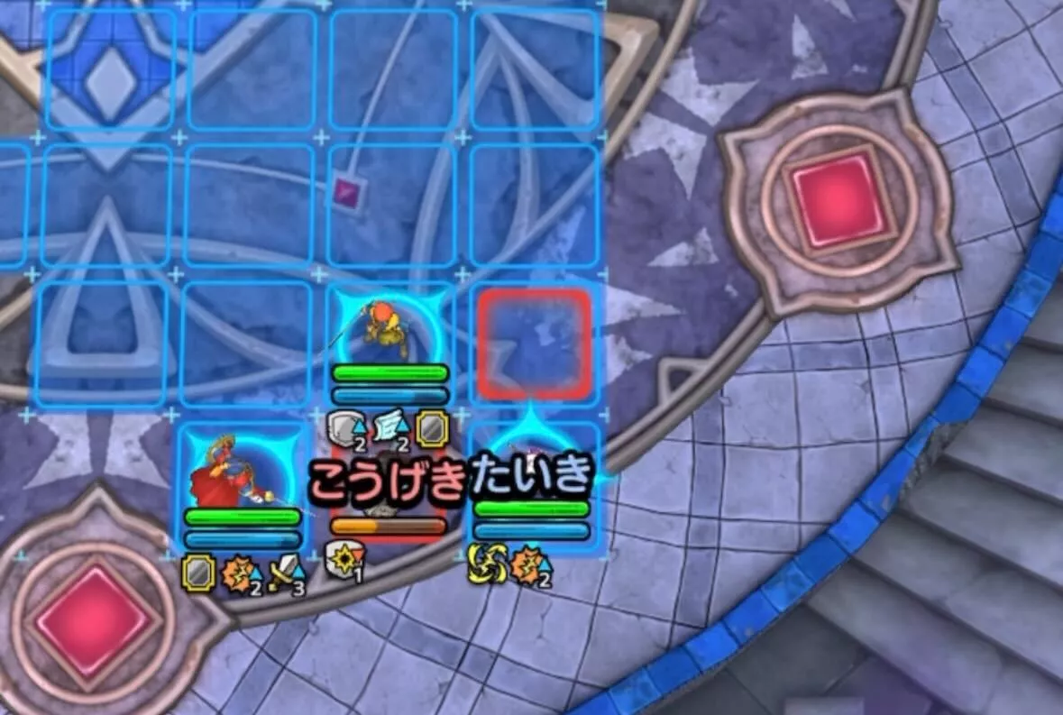 ナレッチには複数のキャラを使って戦う