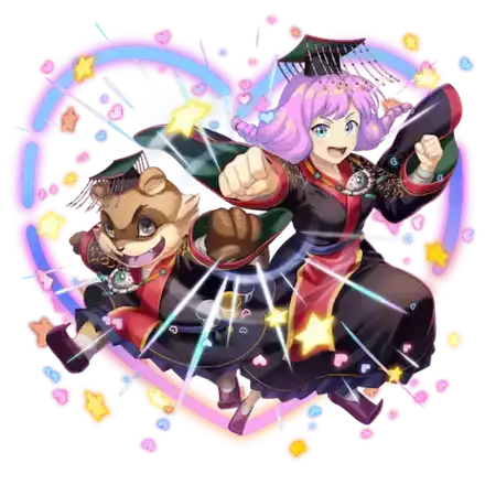 オセロニアの［初恋］悪狸王＆いちこの画像