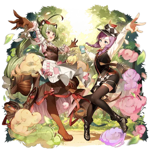 オセロニアの［やっぱり狸愛］クゥパ＆いちこの画像