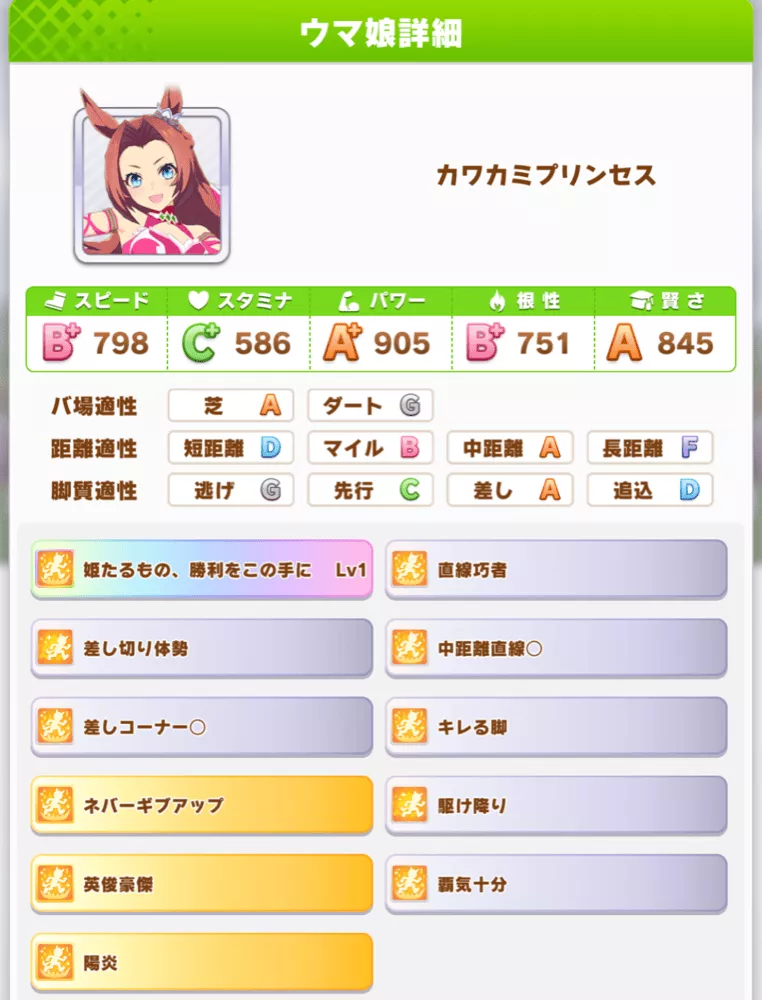 カワカミプリンセス