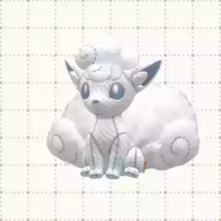 ポケモン - ロコン　アローラの姿 ロコン アローラのすがた｜ポケモンずかん