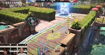 中央には遮蔽物