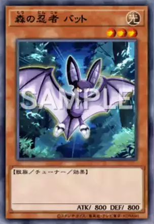 森の忍者 バット画像