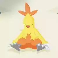 ワカシャモの星4寝顔画像