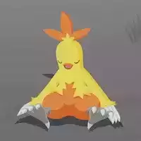 ワカシャモの星1寝顔画像