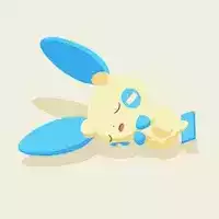 マイナンの星4寝顔画像