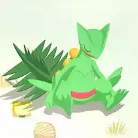 ジュカインの星1寝顔画像