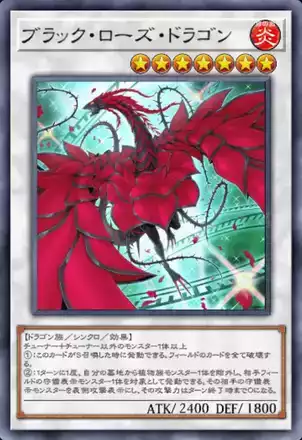 イラスト違いブラックローズ