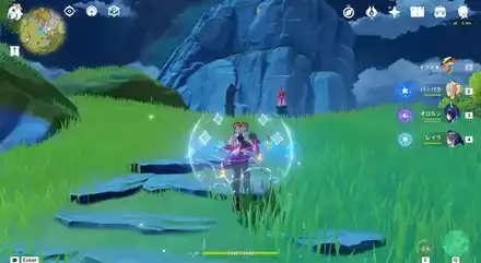 東方向へ向かい、山の頂上に行く