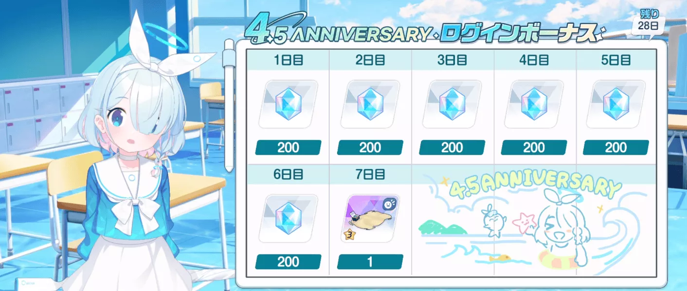 ログインボーナス