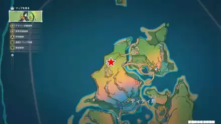 夢のパイティティのマップ