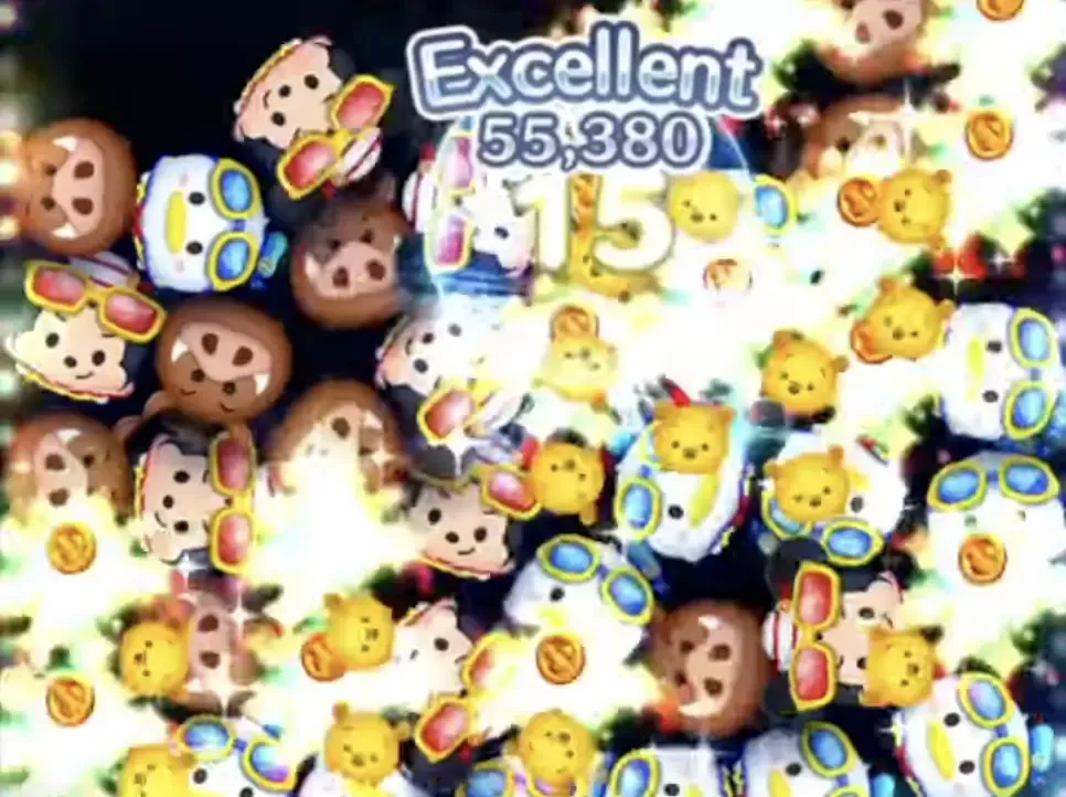 フィーバー突入＋ツムを1種類消去