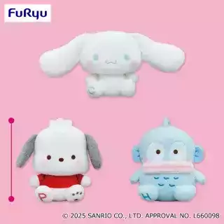 サンリオキャラクターズ ミルキーボア BIGぬいぐるみ～シナモロール・ポチャッコ・ハンギョドン～