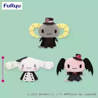 サンリオキャラクターズ ダークブラックぬいぐるみ①