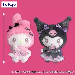 LiccA×My Melody Kuromi おもちゃ箱入りBIGぬいぐるみ