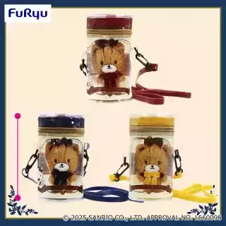 タイニーチャム ティータイムパーティーマスコット付きクリアポシェット