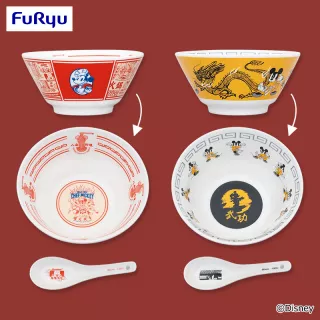 ディズニー】ミッキーたちのレンゲ付きラーメンどんぶりが登場