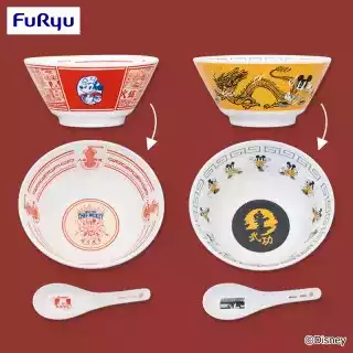 ディズニー レンゲ付きラーメンどんぶり