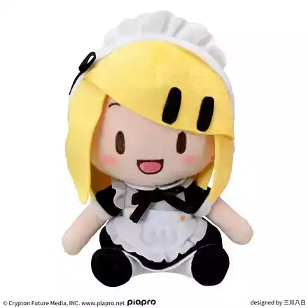 初音ミクシリーズ　ふわぷち　ミニぬいぐるみ“鏡音リン”メイドVer.