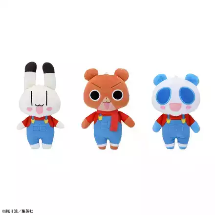 アニマル横町　オーバーオールぬいぐるみ