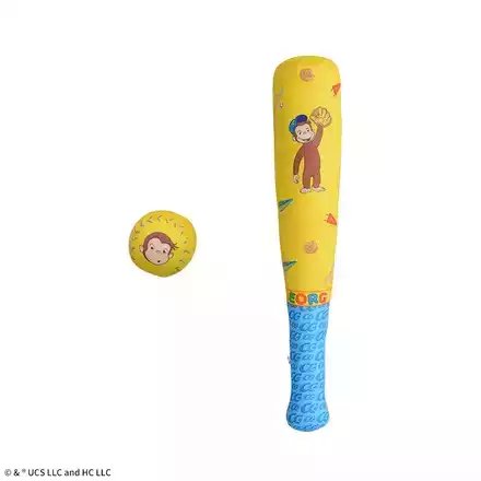 おさるのジョージ　プレミアムキッズソフト野球セット