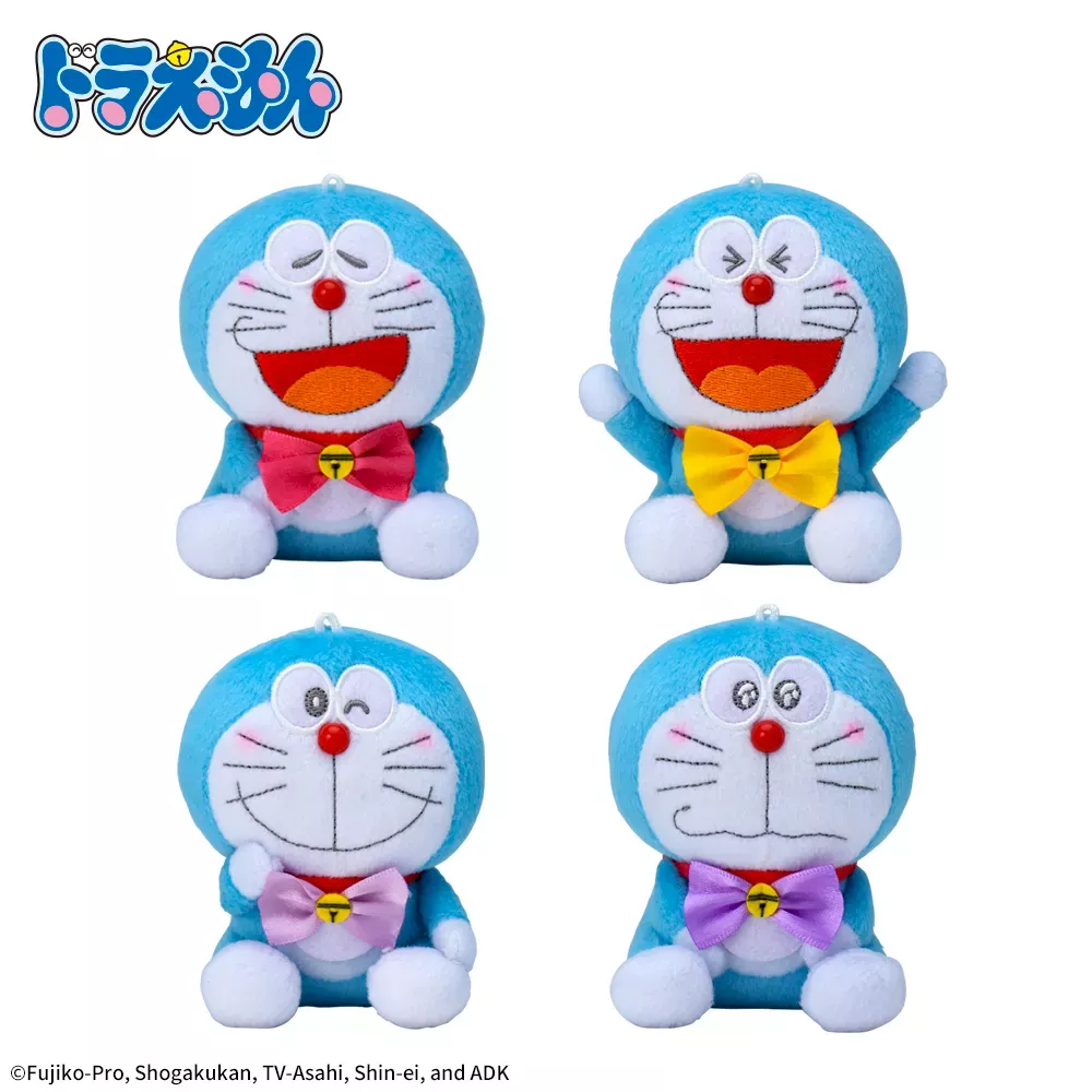 ドラえもん　お誕生日BIGぬいぐるみ8個　赤いほっぺLぬいぐるみ1個 ドラえもん】ドラえもんの赤いほっぺマスコットが登場！表情が