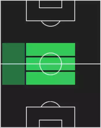 STヴィティーニャ(08/04)の適性ポジション