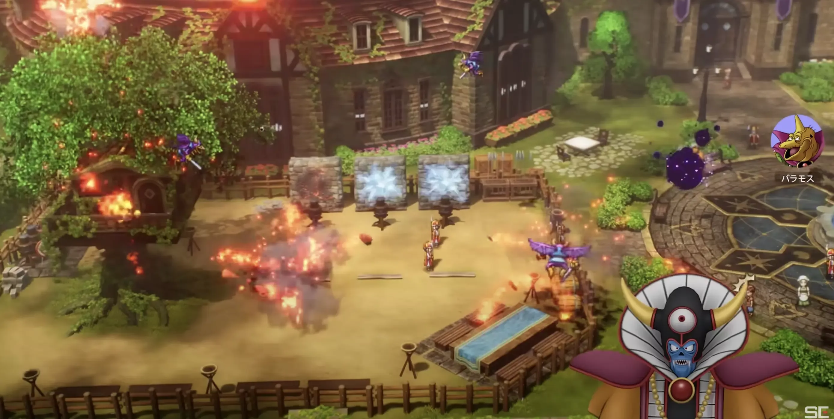 ハーゴン軍によるムーンブルク城襲撃