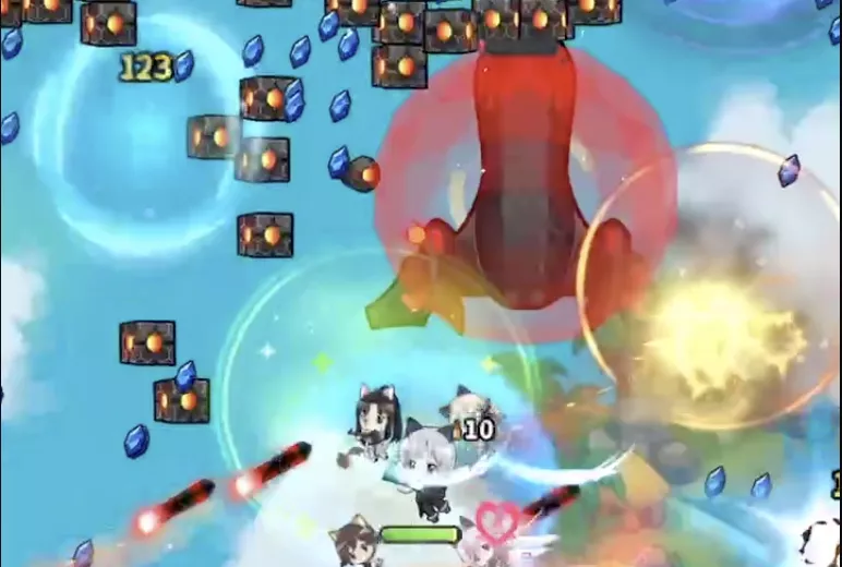 レベルを上げながら敵を撃破