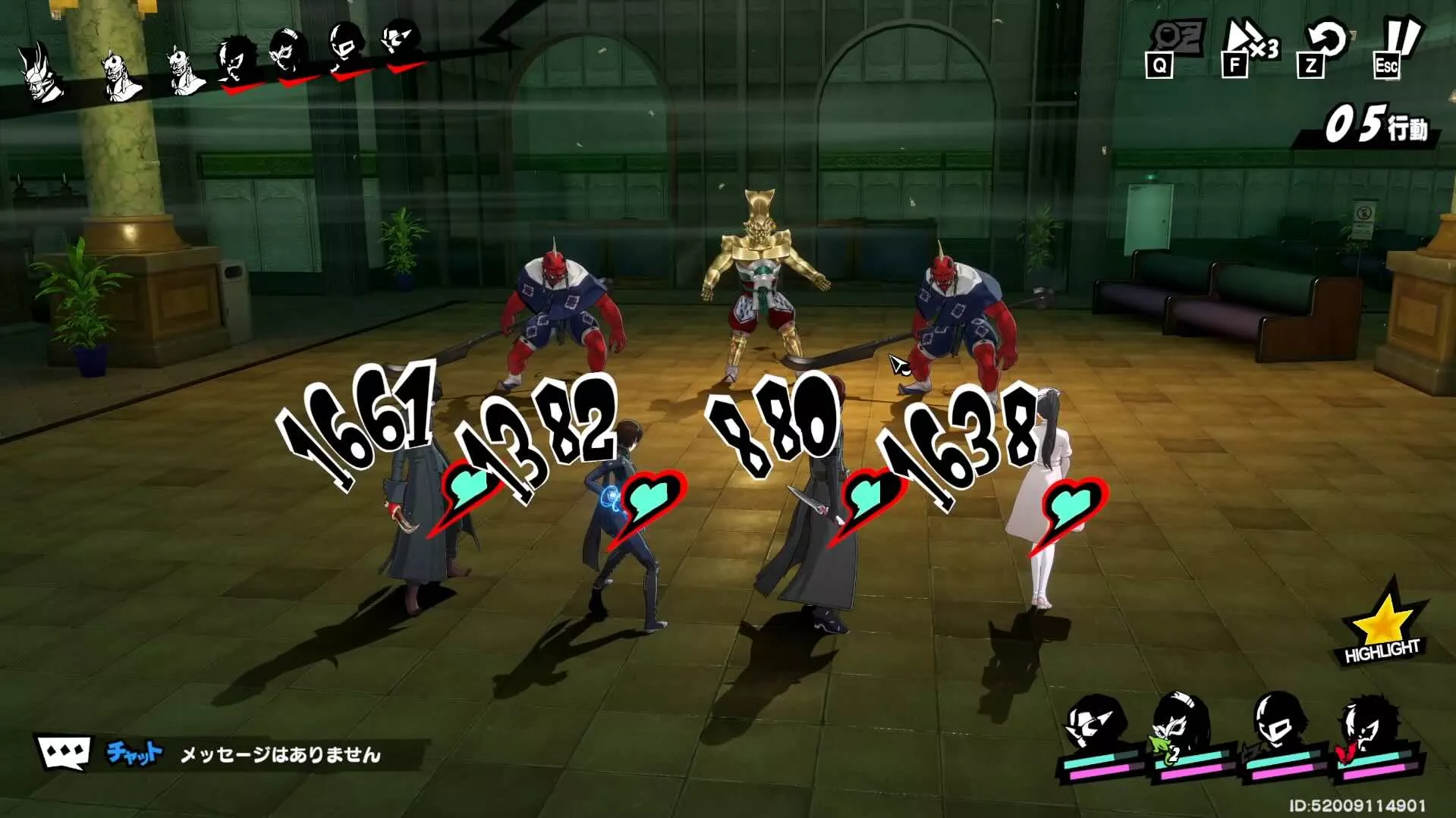 ！マークに進んで階段を降りてボスを倒す